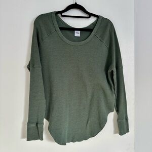TNA Olive Long Sleeve Tee